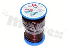 Insulated winding wire; with one layer of enamel insulation; diameter 2.00mm; SWG 14; -65+200 deg.C; 17.6m; 500g.
