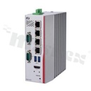 Bezwentylatorowy komputer przemysłowy;CE; FCC; Intel Atom E3930 1.8GHz; RAM do 8 GB; mSATA; 2.5" SATA; 2xCOM; 2xUSB; 4xLAN; HDMI; 2x mPCIe; TPM 2.0; temp. pracy -20+60C; zasilanie 12V
