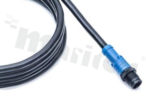 Wtyk jednostronny NMEA2000, 5-stykowy, męski, plastikowy, 4A, z kablem o długości 1m, IP68, UL