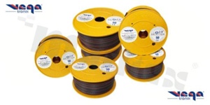 Przewód pojedynczy LGY/H05V-K; z wielodrutową miedzianą żyłą; czarny/brązowy; przekrój 2.50mm2; AWG 14; 500V; -40+105 st.C; 50m.