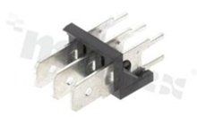 Terminal block; pitch 5.08mm; 3-contacts; THT; male; top entry; 250V/25A