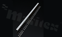 Soczewka C16584_DAISY-4X1-WW , FWHM: ok 80stopni, wide beam, clear, do diod LED MidPower, do opraw DAISY 4x1, wymiary 182x40mm, Ledil