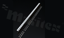 Lens C16584_DAISY-4X1-WW , FWHM: ab. 80degree, wide beam, clear, for LED MidPower, for DAISY 4x1 Shade, dimm: 182x40mm, Ledil