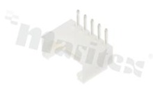 Header for PCB; pitch 2.00mm; 5-contacts; THT; male; side entry; 125V/2A