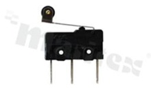 Miniature Micro switch with roller lever; SPDT; PCB type; 5A. 