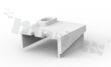 Cable holder and cover; MATE-N-LOK series; number of pins: 12 [3x4]; without screws