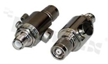 RP TNC surge protector; 0-6 GHz; VSWR 1.3 max; 0.5 dBi max; 50 Ohm; 230V DC +-20%; RF 15W