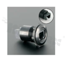 RJ45 socket; female; mounting hole 22mm; connection with RJ45 female plug; black; aluminium alloy.