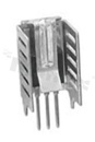 Radiator; TO-220; 13.08x13.21x21.54mm; biały; miedź cynowana;; RoHS.