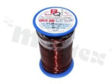 Insulated winding wire; with one layer of enamel insulation; diameter 1.20mm; SWG 18; -65+200 deg.C; 48m; 500g.