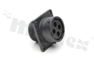 Standard Connector circular; RCP SQ FL 4 pins; SZ 14 SCKT SEAL