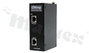 Przemysłowy splitter PoE Gigabit; 1 wejście 10/100/1000Base-T(X) RJ45 PoE IEEE 802.3af/at; 1 wyjście 10/100/1000Base-T(X) RJ45; 1 wyjście 60W terminal block; temp. pracy: -40+75 st.C; zasilanie 36...57VDC; montaż na szynie DIN