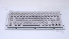 Metalowa klawiatura przemysłowa; IP65; 83 klawisze; USB; montaż od spodu; temperatura pracy od -10+60st.C; wymiary 319mm x 135mm
