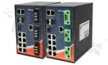 Switch przemysłowy zarządzalny; norma IEC 61850-3; 7 portów 10/100Base-T(X) RJ45 i 3 porty Gigabit Combo RJ45/SFP; temp. pracy: -40+85 st.C; zasilanie redudantne 88...373VDC/85...264VAC; montaż na szynie DIN