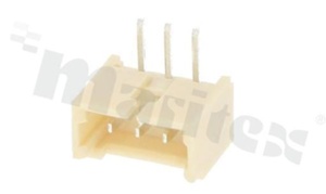Złącze Kablowe do PCB; w rastrze 1.25mm; 3-stykowe; montaż THT; męskie; poziome; 125V/1A