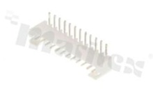 Header for PCB; pitch 2.00mm; 12-contacts; THT; male; side entry; 100V/2A