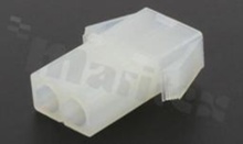 Crimp terminal housing; pitch 6.20mm; 2-contacts; male; applicable wire AWG#14-22; 300V/9-15A