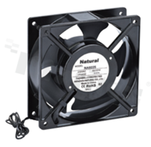 Fan; AC; ball bearing; 47/58m3/h; 50/60Hz; 0.07A; 200-240V; 13W; 2300/2700RPM; 34/40dBA; 22 AWG; shaded pole induction motor; 1 phase; aluminum alloy; -10+65 deg.C; 268g; 92x92x25mm