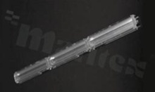 Soczewka do diod LED high power; kąt rozsyłu: Owalny 58 x 121 stopni FWHM; ilość diod: 3; rozmiar: 20x286mm; wysokość: 7.6mm; rodzaj materiału: PMMA; sposób mocowania: klipsy