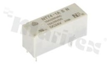 Przekaźnik elektromagnetyczny; prąd znamionowy 10A; napięcie cewki 24VDC; pojedynczy styk zwierny (1A); 10A/30VDC; 10A/250VAC; materiał styków:AgSnO2
