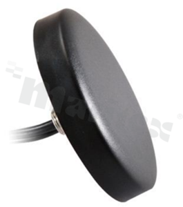 Antena; combo; cylindryczna; GNSS/GSM/Wi-Fi/Bluetooth/ISM; 824-2483MHz; 28.0dB; VSWR<1.5; RHCP/liniowa; RG174; 1-5m; custom; śrubowy; fi84x19.6mm; IP65-IP66