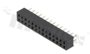 Listwa stykowa do PCB; w rastrze 2.00mm; 2x14 styków; montaż: THT; żeńska; prosta; dwurzędowe