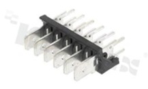 Terminal block; pitch 5.08mm; 6-contacts; THT; male; top entry; 250V/25A