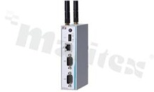 DIN Rail Industrial FanlessComputer;CE; FCC; IP40; Intel Atom E3930 1.8GHz/Celeron N3350 1.1GHz; RAM do 8 GB; 2xCOM; 2xUSB; 1xLAN-isolated; VGA; 1xIN/OUT DIO; 2x mPCIe; SIMslot; 2xantenna; operating temperature: -20+70C; supply 12-24 VDC