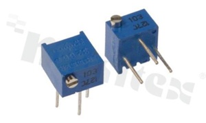 Potencjometr precyzyjny; 100R; miniatura