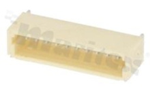 Header for PCB; pitch 1.00mm; 10-contacts; SMD; male; side entry; 50V/1A