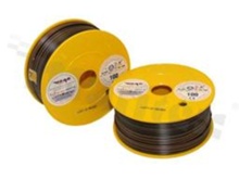 Przewód pojedynczy LGY/H05V-K; z wielodrutową miedzianą żyłą; czarny/brązowy; przekrój 1.00mm2; AWG 17; 500V; -40+105 st.C; 100m.