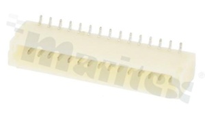 Złącze Kablowe do PCB; w rastrze 1.00mm; 15-stykowe; montaż SMD; męskie; pionowe; 50V/1A