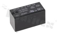 Przekaźnik elektromagnetyczny; prąd znamionowy 12A; napięcie cewki 24VDC; pojedynczy styk przełączny (1C); 12A/30VDC; 12A/250VAC