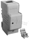 Modular distribution block for DIN rail; grey; single- pole; 70mm2/2x25mm2/2x16mm2/2x6mm2 ;500V ;160A