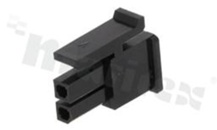 Korpus złącza kablowego; w rastrze 3.00mm; 2-stykowego [2x1]; żeńskie; dwurzędowe; na przewód AWG#20-24; 250V/5A