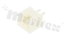 Header for PCB; pitch 2.50mm; 2-contacts; THT; male; top entry; 250V/3A