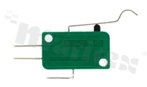 Mikroprzełącznik z dźwignią; SPDT; montaż: konektory; 16A.