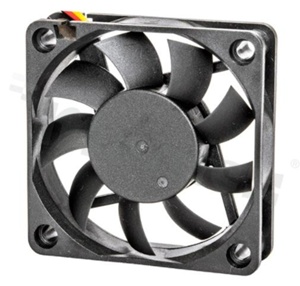 Wentylator; DC; 12.0VDC; 60x60x15mm; 0.75m3/min; 37.0dB.