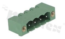 Pluggable terminal block; pitch 5.08mm; 4-ways; male; straight pin header; with fixed screws; UL 300V/15A; TUV:320V/20A