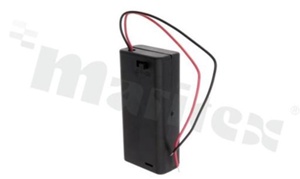 2xAA Battery holder; with 26AWG wire 15cm