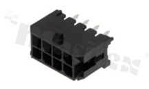Złącze Kablowe do PCB; w rastrze 3.00mm; 8-stykowe [2x4]; montaż THT; męskie; pionowe; dwurzędowe; AWG#30-22; 250V/5A