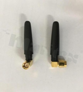 Antena; prętowa kątowa; 890-1880MHz; 3.0dBi; VSWR<2.0; liniowa; dookólna; SMA; przykręcana; 50mm; czarny