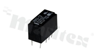 Electromagnetic relay; contact rating current 2A; coil voltage 24VDC; changeover contact (2C); 2A/30VDC; 0.5A/125VAC