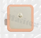 Antena; patch; GNSS; 1559-1606MHz; 3.6dBi; VSWR<2.6; RHCP; Directional; pin; 25x25x4mm