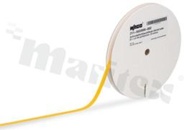 koszulka termokurczliwa; do  Smart Printer; średnica przed obkurczeniem 3,2 mm; przekrój żyły 0,75-1mm2 żółta; rolka 20m