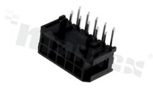 Header for PCB; pitch 3.00mm; 10-contacts [2x5]; THT; male; side entry; 2 rows; 250V/5A