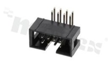 Złącze do PCB; w rastrze 2.54mm; 8-stykowe; montaż: THT; męskie; kątowe