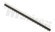 Pin Header; pitch 2.00mm; 1x40 pins; assembly: SMD; male; straight; single row