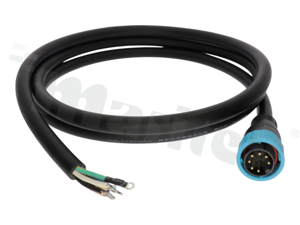 M25-7pin,male pin,molding SOW 7*17AWG ruber cable connector (push lock ;cable length:1900mm)