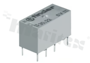 Przekaźnik elektromagnetyczny; miniaturowy; prąd znamionowy 2A; napięcie cewki 3VDC; podwójny styk przełączny (2C); moc cewki 200mW; 2A/24VDC; 2A/125VAC